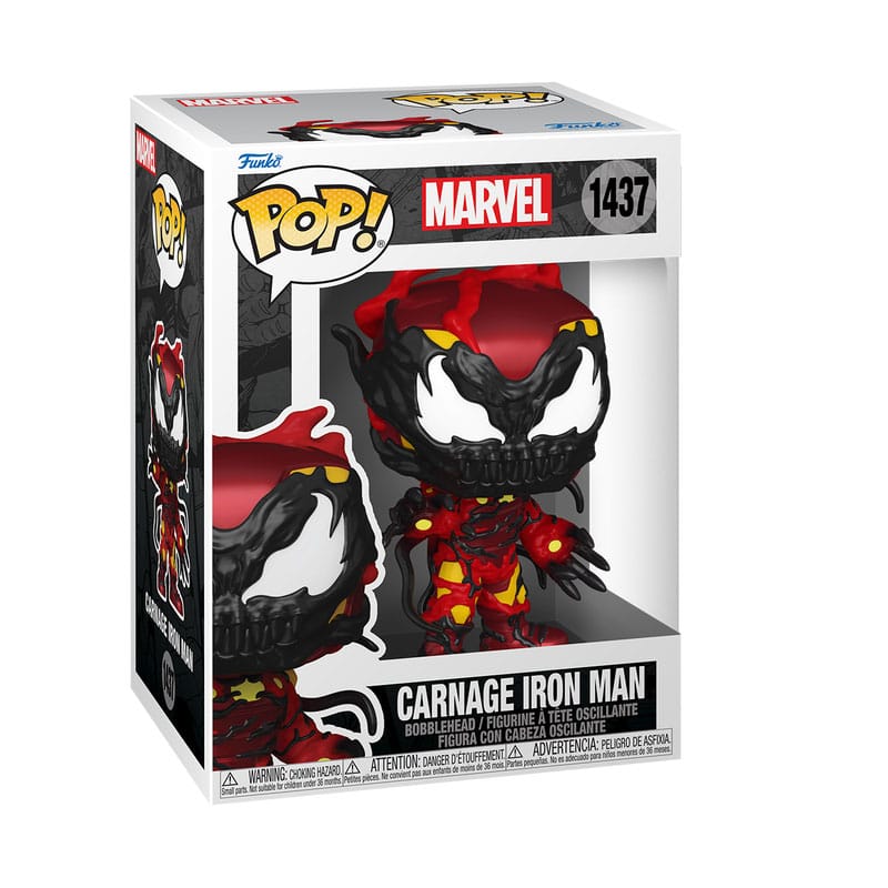 Marvel POP! Vinyl Figur Carnageized - Iron Man 9 cm  - Versand: 7 Tage nach Bestellung