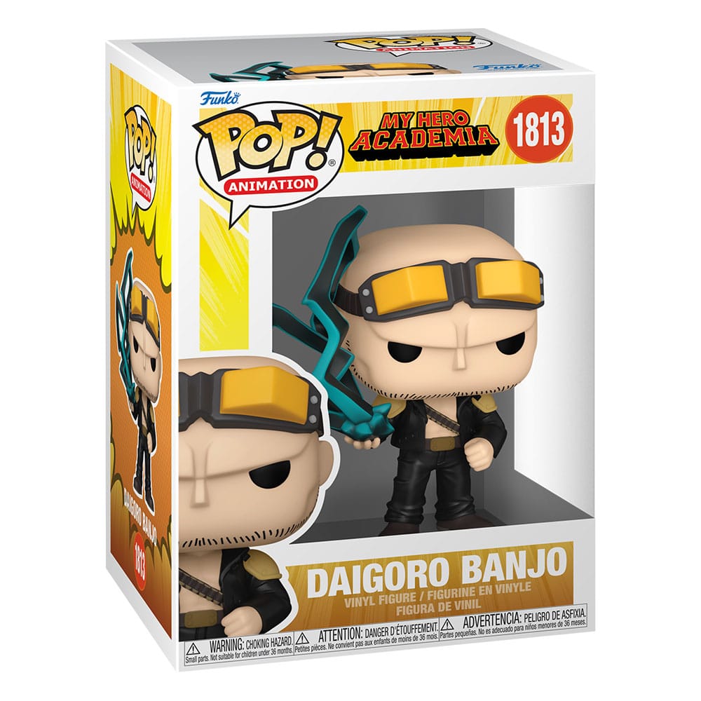 My Hero Academia POP! Movies Vinyl Figur Daigoro Banjo(BkWhp) Exclusive 9 cm - Versand: 5-7 Tage nach Bestellung