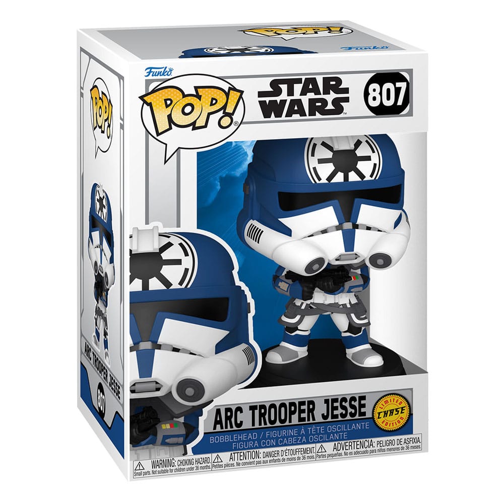 Star Wars POP! Vinyl Wackelkopf-Figuren ARC Trooper Jesse with Chase 9 cm Sortiment (6) - Preorder - ETA: 20.11.2025