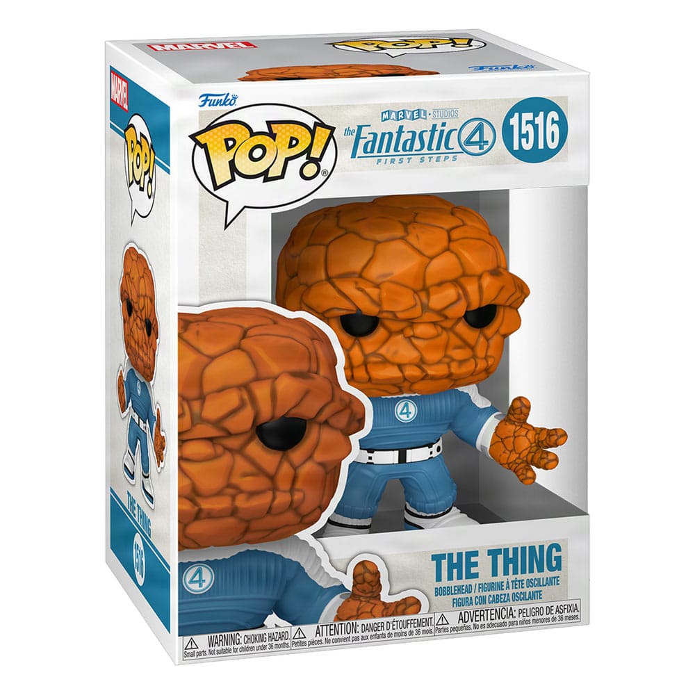 The Fantastic Four: First Steps POP! Marvel Vinyl Figur The Thing 9 cm - Versand: 5-7 Tage nach Bestellung