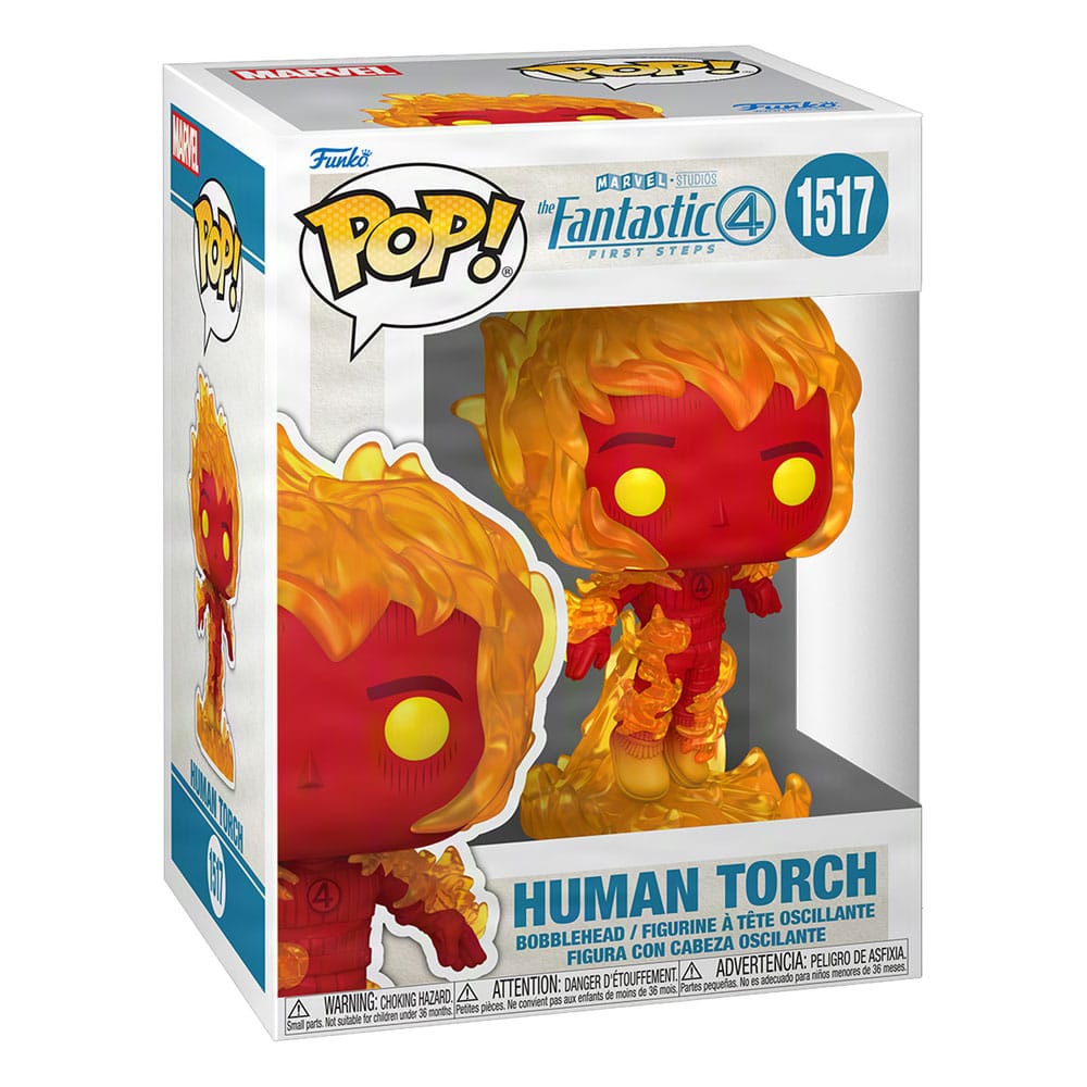 The Fantastic Four: First Steps POP! Marvel Vinyl Figur Human Torch 9 cm - Preorder - ETA: 18.10.2025