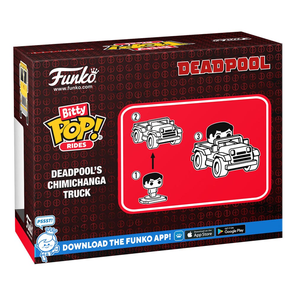 Marvel POP! Rides Vinyl Figur Deadpool w/Chimichanga Truck 2,5 cm  - Preorder - ETA: 16.02.2026