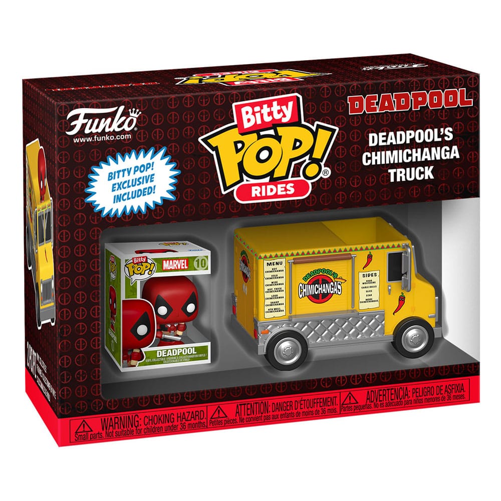 Marvel POP! Rides Vinyl Figur Deadpool w/Chimichanga Truck 2,5 cm  - Preorder - ETA: 16.02.2026