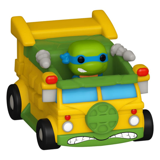 Teenage Mutant Ninja Turtles POP! Rides Vinyl Figur Leonardo w/Van 2,5 cm  - Versand: 5-7 Tage nach Bestellung