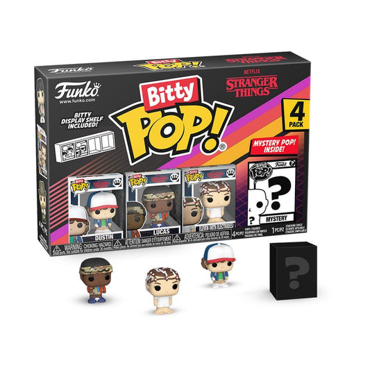 Stranger Things Bitty POP! Vinyl Figuren 4er-Pack Dustin 2,5 cm - Preorder - ETA: 03.01.2026