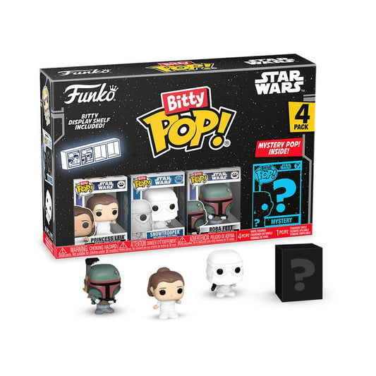 Star Wars Bitty POP! Vinyl Figuren 4er-Pack Leia 2,5 cm - Preorder - ETA: 12.02.2026