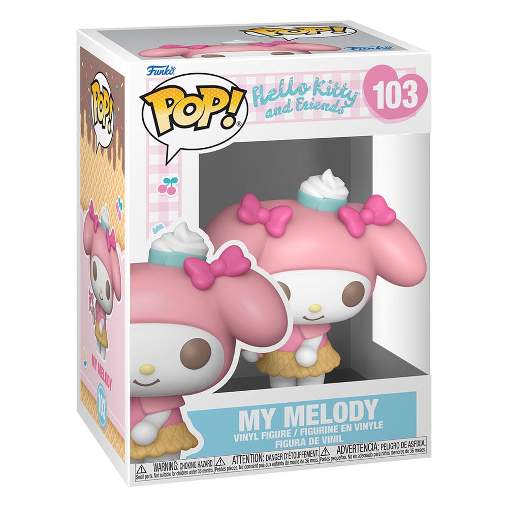 Sanrio POP! Animation Vinyl Figur Hello Kitty- My Melody (IC) 9 cm  - Preorder - ETA: 24.11.2025
