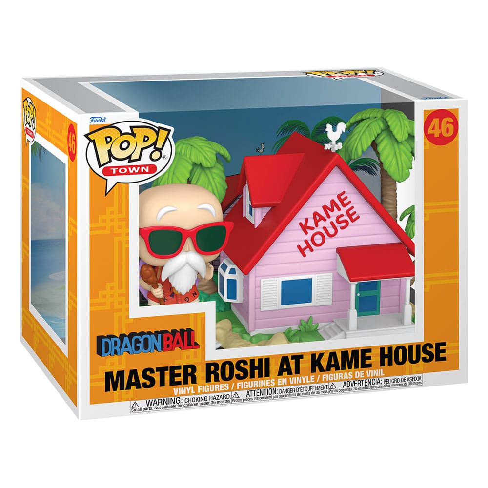 Dragon Ball POP! Town Vinyl Figur Kame House w/Master Roshi 9 cm - Preorder - ETA: 25.09.2026