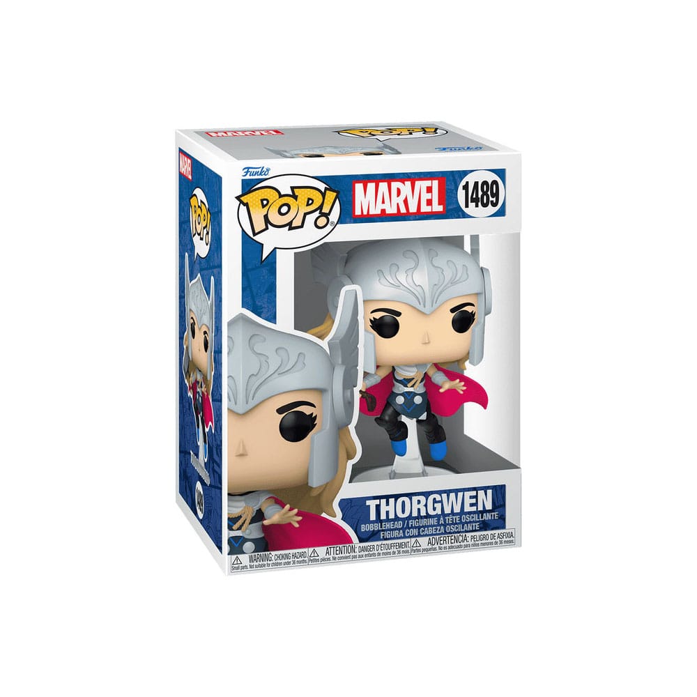Marvel Comics POP! Comic Books Vinyl Figur Thorgwen 9 cm  - Versand: 5-7 Tage nach Bestellung