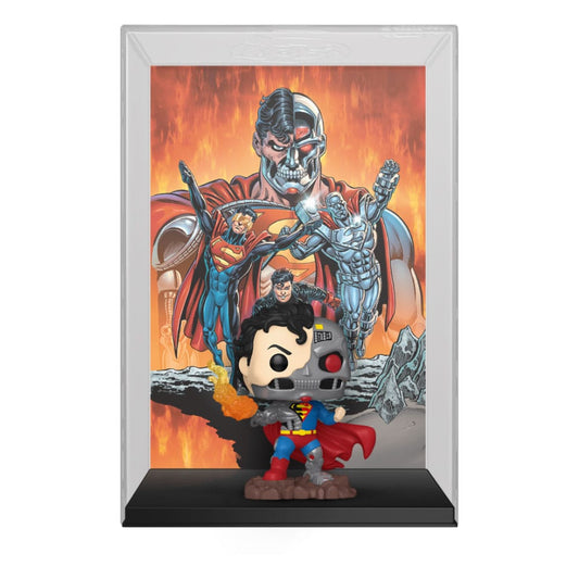 DC Comics POP! Comic Cover Vinyl Figur Cyborg Superman 9 cm  - Versand: 5-7 Tage nach Bestellung