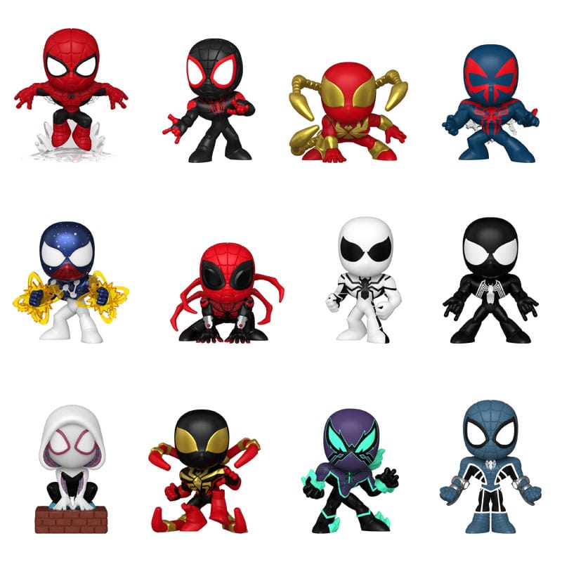 Spider-Man Mystery Minis Minifiguren Comics 5 cm Display (12) - Versand: 5-7 Tage nach Bestellung