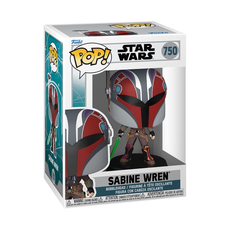 Star Wars: Ahsoka POP! Vinyl Figur S3- Sabine Wren 9 cm - Versand: 5-7 Tage nach Bestellung