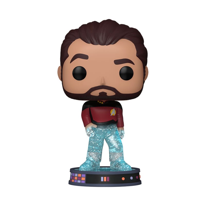 Star Trek Transporter POP! Plus Movies Vinyl Figur Riker 9 cm  - Versand: 5-7 Tage nach Bestellung