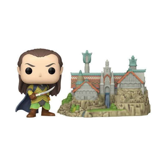 Der Herr der Ringe POP! Town Vinyl Figur Elrond & Rivendell 9 cm - Versand: 7 Tage nach Bestellung