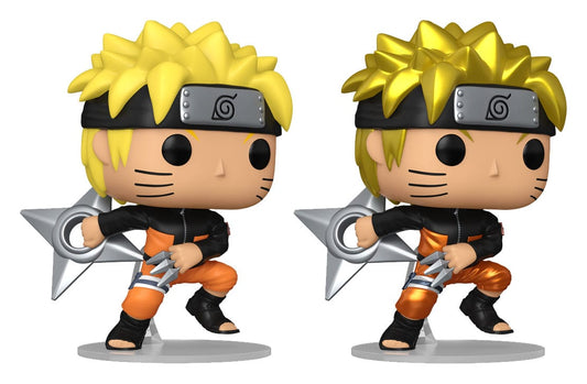 Naruto POP! Animation Vinyl Figur Naruto(Shrkn) w/CH 9 cm Sortiment (6) - Versand: 5-7 Tage nach Bestellung