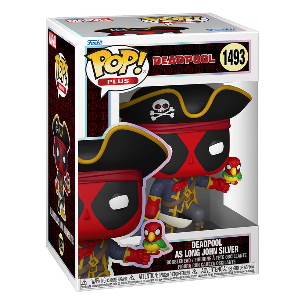 Marvel POP! Plus Vinyl Figur Deadpool as Long John Silver 9 cm - Versand: 5-7 Tage nach Bestellung