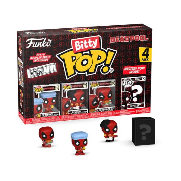 Deadpool Bitty POP! Vinyl Figuren 4er-Pack Bathtime 2,5 cm - Preorder - ETA: 22.11.2026