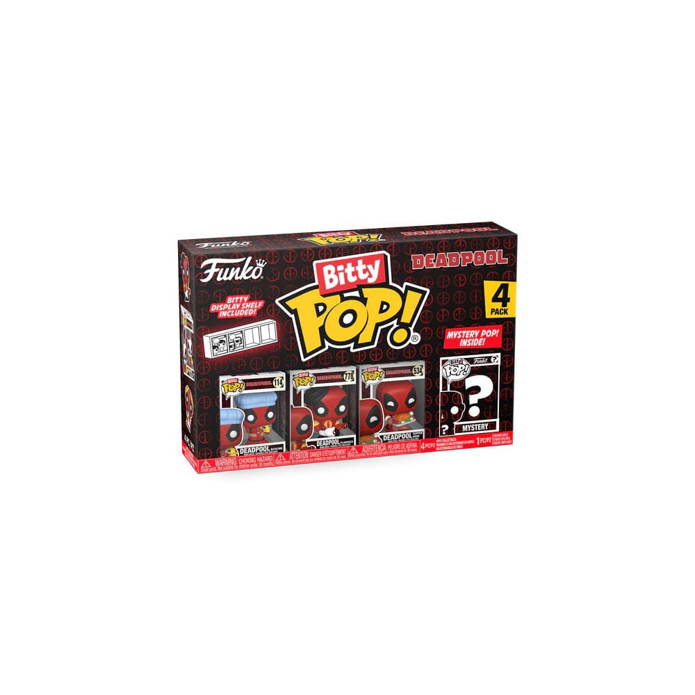 Deadpool Bitty POP! Vinyl Figuren 4er-Pack Bathtime 2,5 cm - Preorder - ETA: 22.11.2026