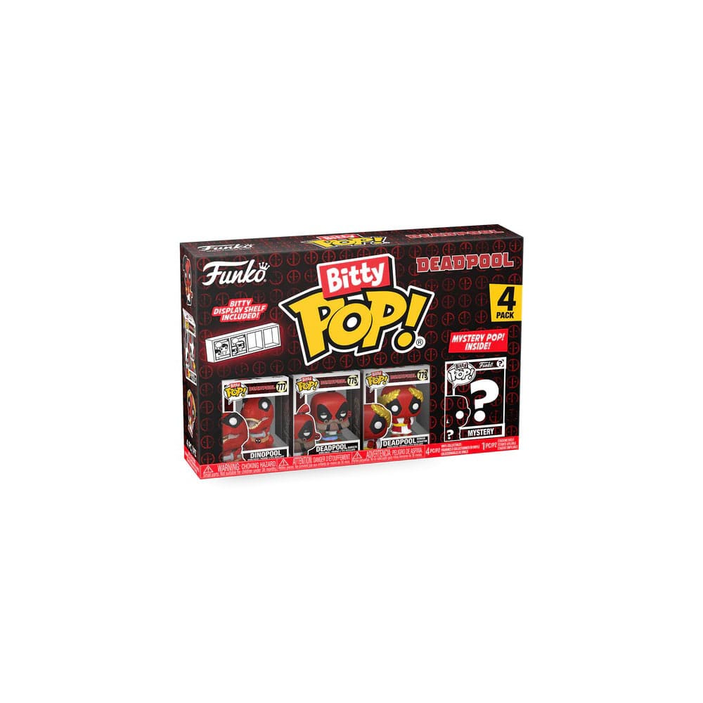 Deadpool Bitty POP! Vinyl Figuren 4er-Pack Dinopool 2,5 cm - Preorder - ETA: 22.11.2026