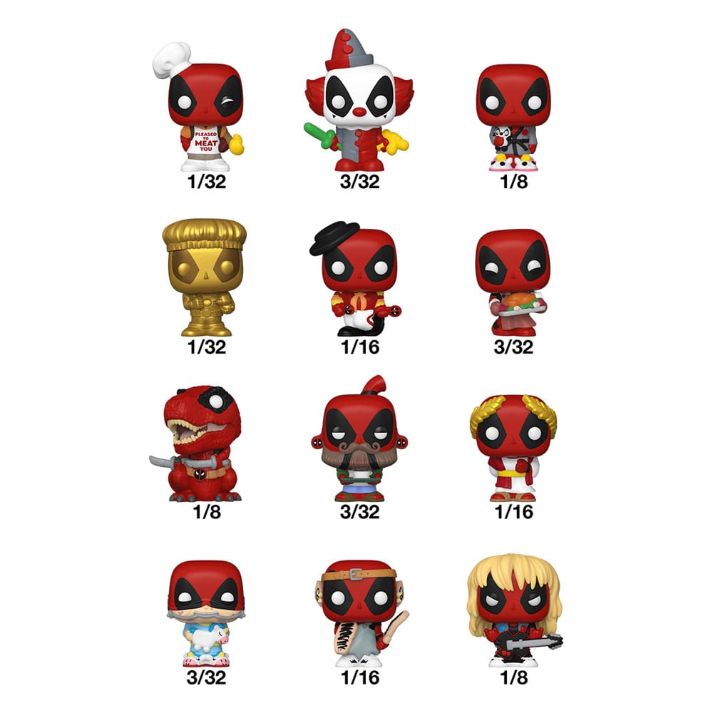 Deadpool POP! Vinyl Figuren Display (32) PDQ 2,5 cm - Preorder - ETA: 08.04.2026