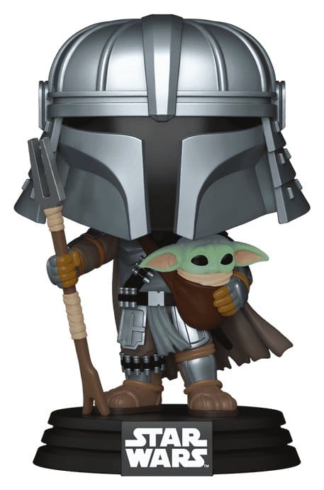Star Wars POP! Vinyl Wackelkopf-Figur Mandalorian with Grogu (Impressions) Exclusive 9 cm - Preorder - ETA: 30.12.2026