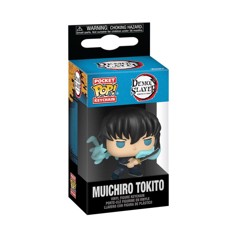 Demon Slayer: Kimetsu no Yaiba POP! Vinyl Schlüsselanhänger 4 cm Muichiro (Attack) Display (12) - Versand: 5-7 Tage nach Bestellung