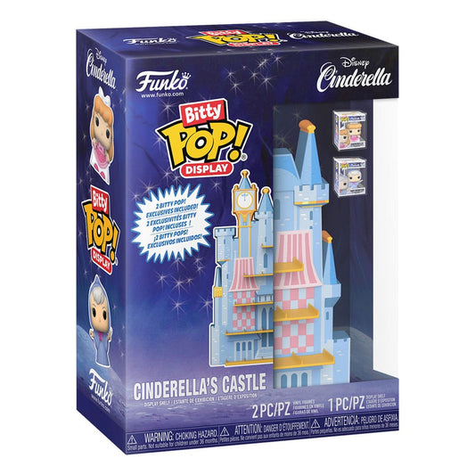 Disney Bitty POP! Display mit 2 Vinyl Figuren Cinderella's Castle - Preorder - ETA: 24.11.2025
