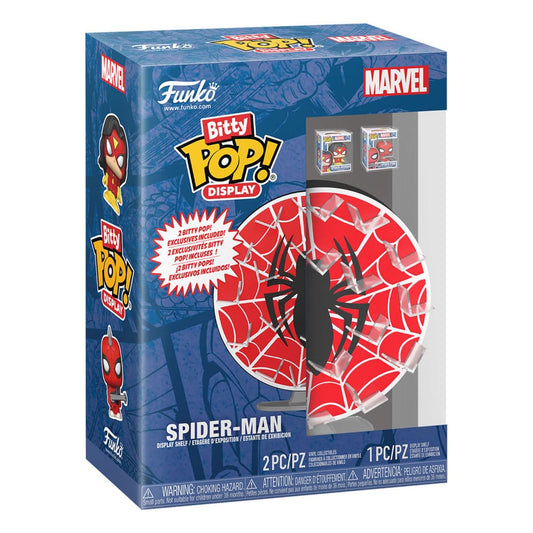 Marvel Bitty POP! Display mit 2 Vinyl Figuren Spider-Man Web - Versand: 5-7 Tage nach Bestellung