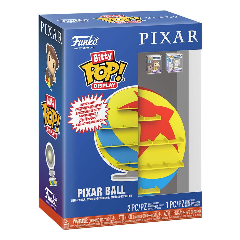 Pixar Bitty POP! Display mit 2 Vinyl Figuren Pixar Ball - Versand: 7 Tage nach Bestellung