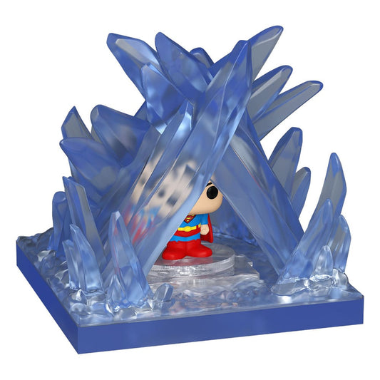 DC Comics Bitty POP! Towns Vinyl Figur Superman and the Fortress of Solitude - Versand: 5-7 Tage nach Bestellung