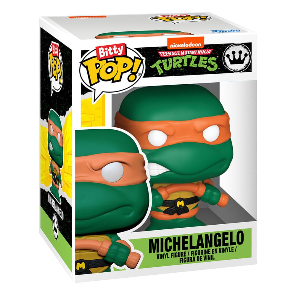 Teenage Mutant Ninja Turtles Bitty POP! Bitty Box Display mit 2 Vinyl Figuren Sewer Lair - Preorder - ETA: 12.10.2025