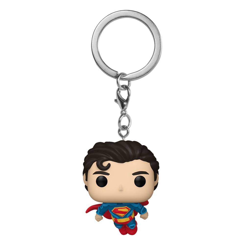 Superman (2025) POP! Vinyl Schlüsselanhänger 4 cm Superman Display (12) - Preorder - ETA: 03.07.2026