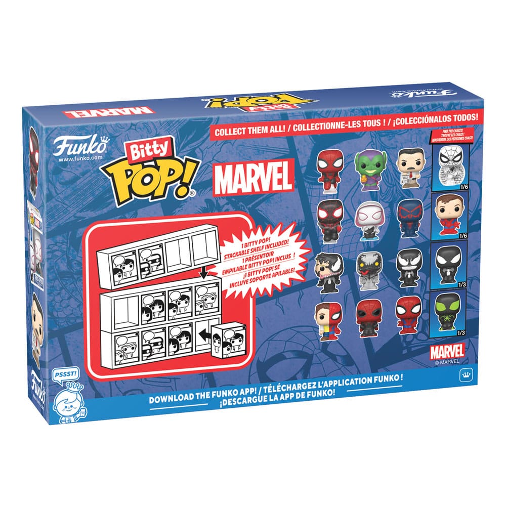 Spider-Man Bitty POP! Vinyl Figuren 4er-Pack Series 1 2 cm - Versand: 5-7 Tage nach Bestellung