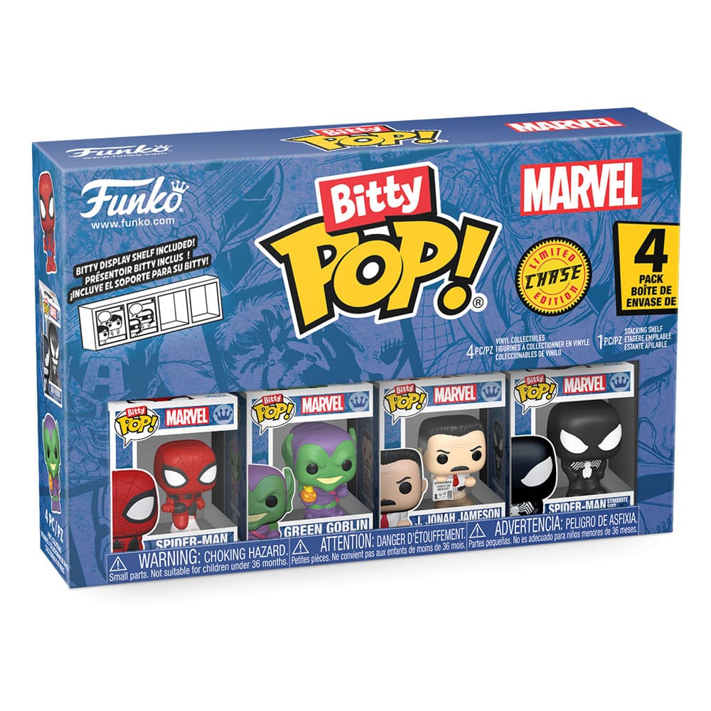 Spider-Man Bitty POP! Vinyl Figuren 4er-Pack Series 1 2 cm - Versand: 5-7 Tage nach Bestellung
