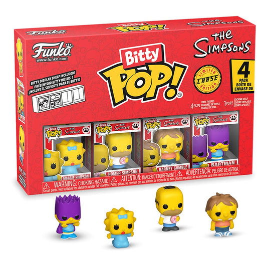 Die Simpsons Bitty POP! Vinyl Figuren 4er-Pack Series 3 2 cm - Versand: 5-7 Tage nach Bestellung