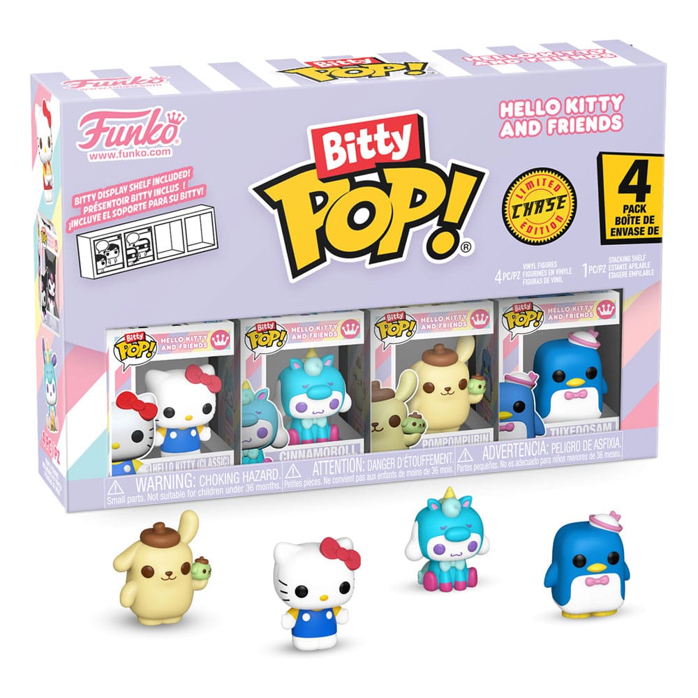 Hello Kitty and Friends Bitty POP! Vinyl Figuren 4er-Pack Series 1 2 cm - Versand: 7 Tage nach Bestellung