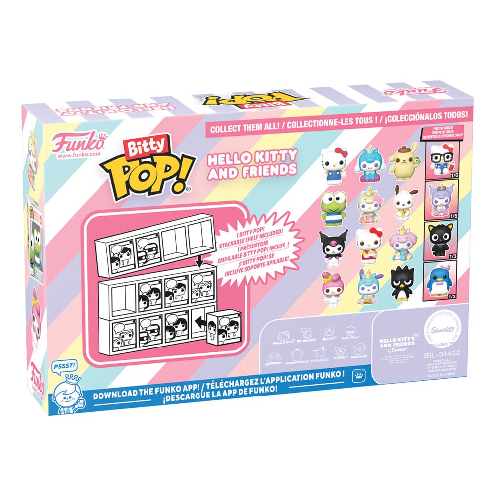Hello Kitty and Friends Bitty POP! Vinyl Figuren 4er-Pack Series 1 2 cm - Versand: 7 Tage nach Bestellung