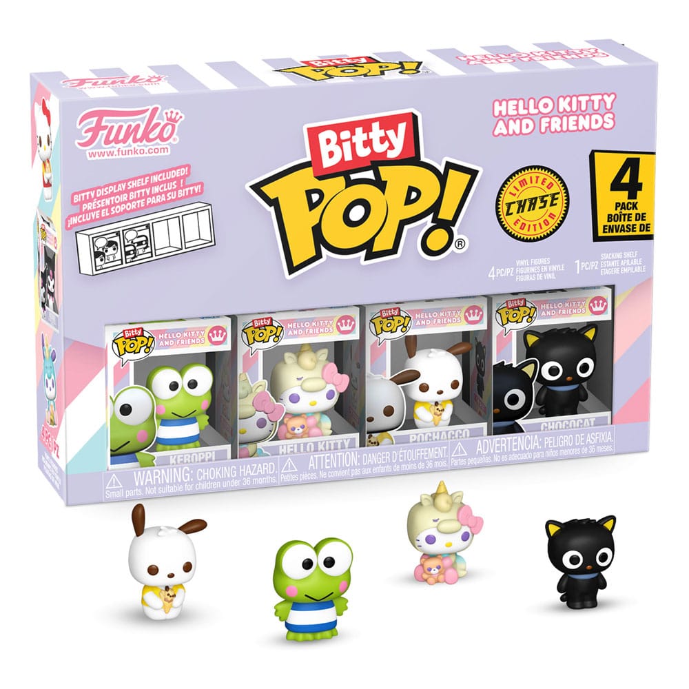 Hello Kitty and Friends Bitty POP! Vinyl Figuren 4er-Pack Series 2 2 cm - Versand: 7 Tage nach Bestellung