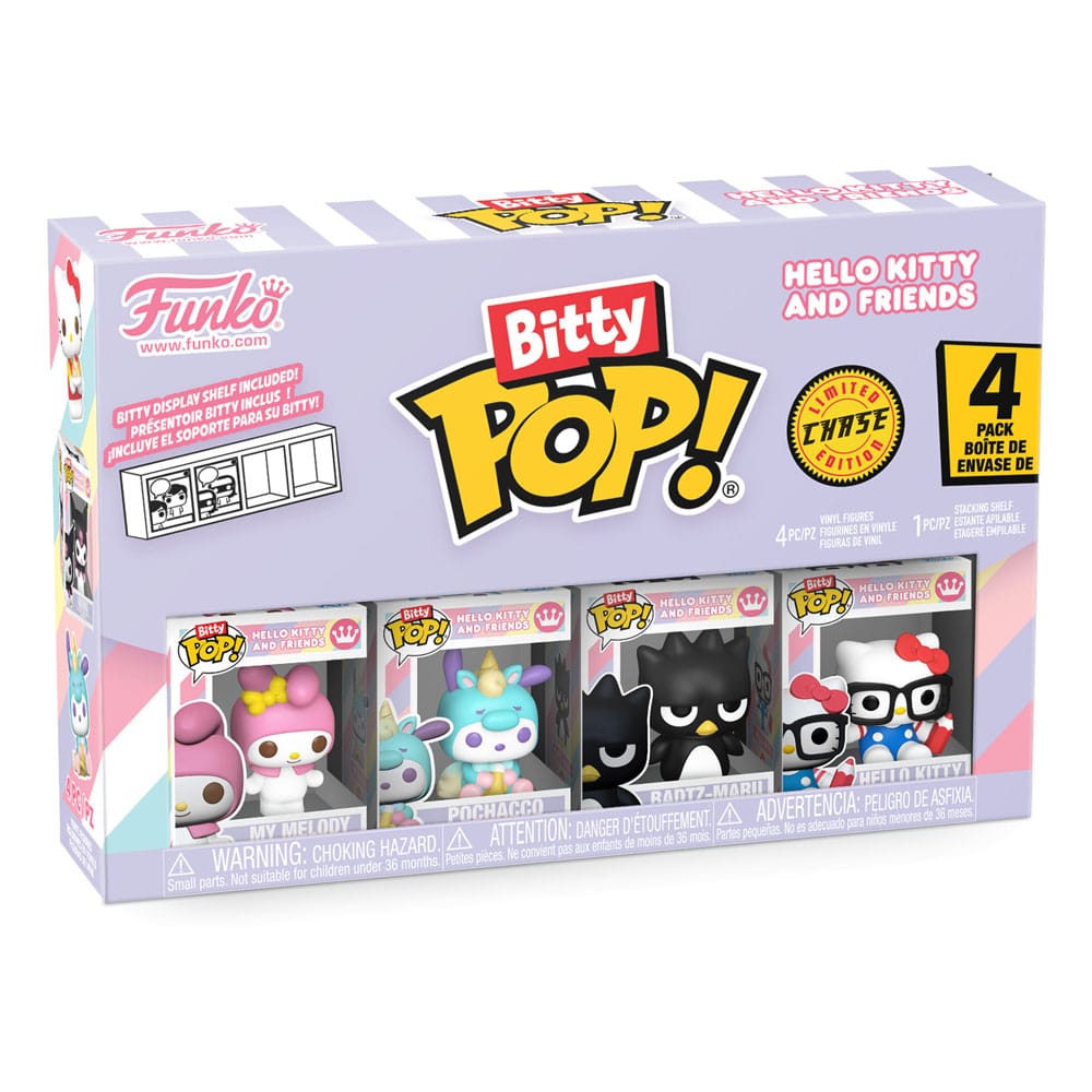Hello Kitty and Friends Bitty POP! Vinyl Figuren 4er-Pack Series 4 2 cm - Versand: 7 Tage nach Bestellung