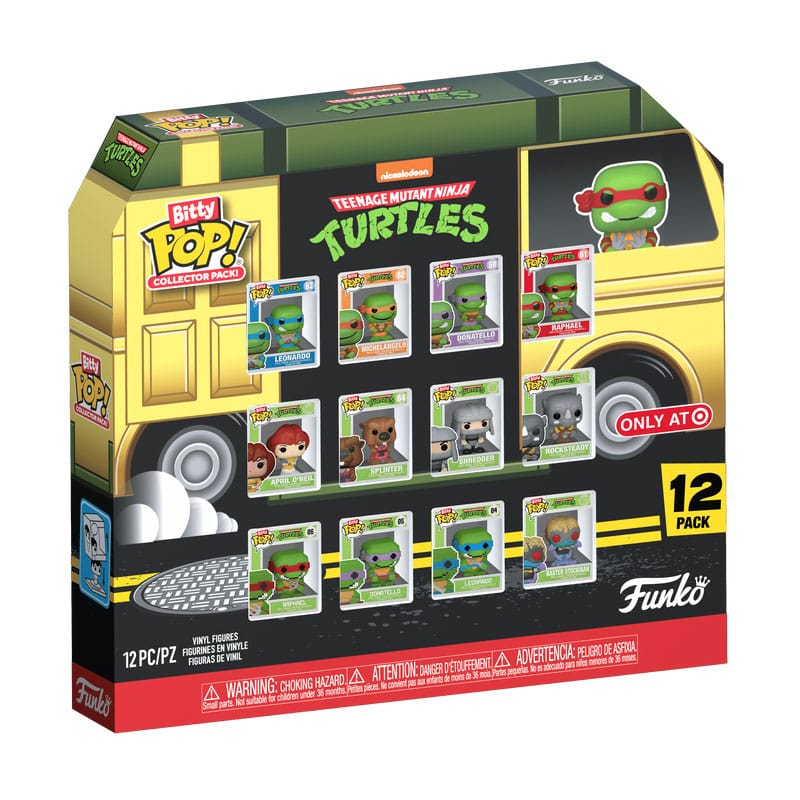 Tenage Mutant Ninja Turtles Bitty POP! Vinyl Figuren 12-Pack 2,5 cm - Versand: 7 Tage nach Bestellung