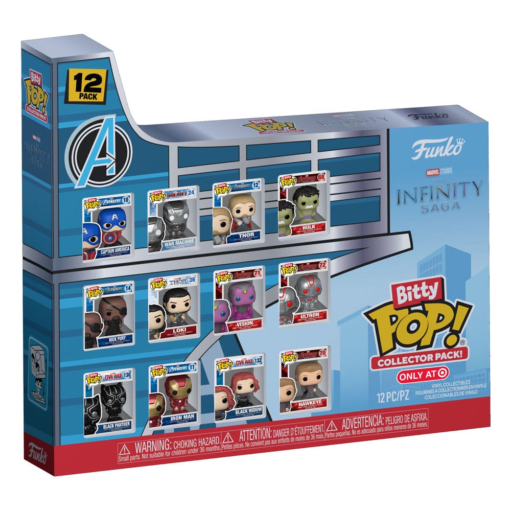 Marvel Bitty POP! Vinyl Figuren 12-Pack Infinity Saga 2,5 cm - Preorder - ETA: 03.01.2026