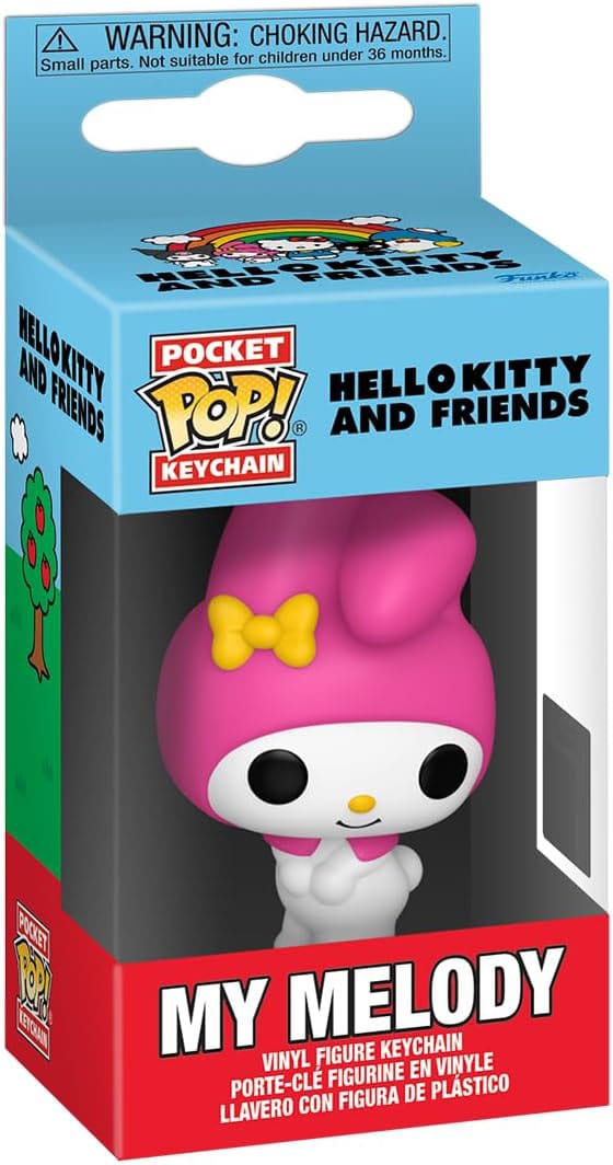Sanrio POP! Vinyl Schlüsselanhänger 4 cm My Melody Display (12) - Versand: 7 Tage nach Bestellung
