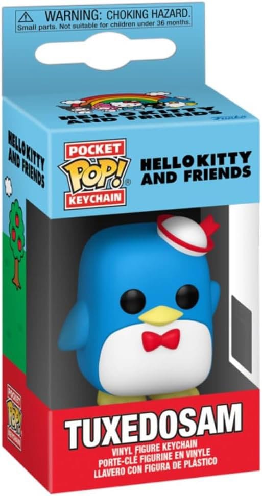 Sanrio POP! Vinyl Schlüsselanhänger 4 cm Tuxedosam Display (12) - Versand: 7 Tage nach Bestellung