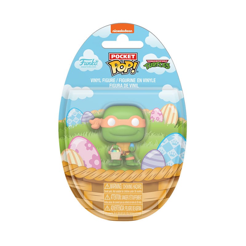 Teenage Mutant Ninja Turtles Pocket POP! Vinyl Figuren Easter Michelangelo 4 cm Display (16) - Versand: 5-7 Tage nach Bestellung