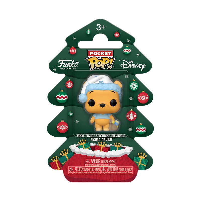 Winnie the Pooh Holiday 2025 Pocket POP! Vinyl Schlüsselanhänger Pooh Tree Holiday Box 4 cm - Preorder - ETA: 25.10.2025