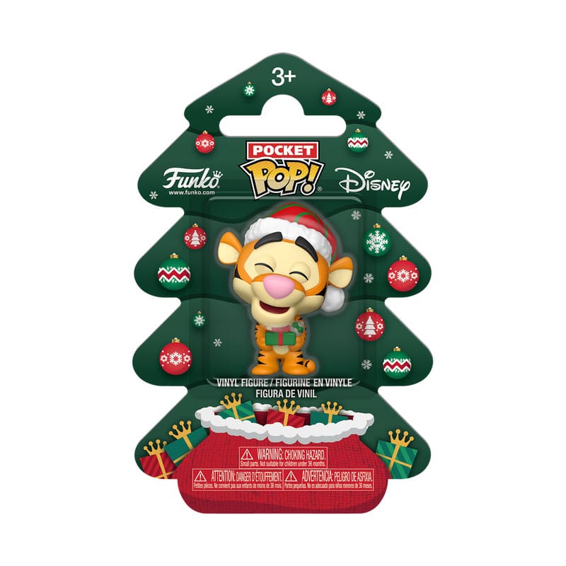 Winnie the Pooh Holiday 2025 Pocket POP! Vinyl Schlüsselanhänger Tigger Tree Holiday Box 4 cm - Preorder - ETA: 25.10.2025