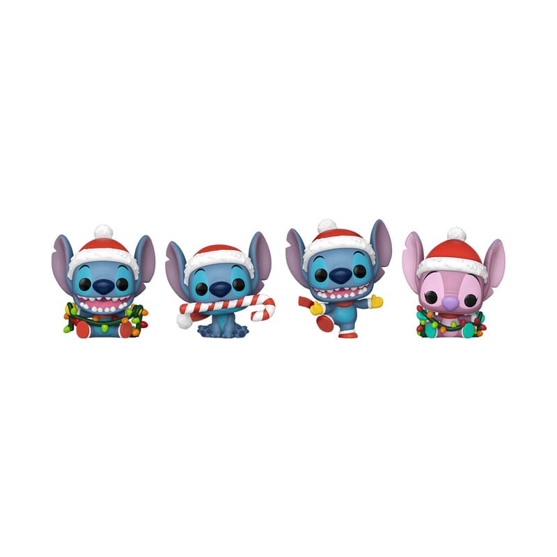 Lilo&Stitch Holiday 2025 Pocket POP! Vinyl Figuren 4er-Pack Tree Holiday Box 4 cm - Versand: 7 Tage nach Bestellung