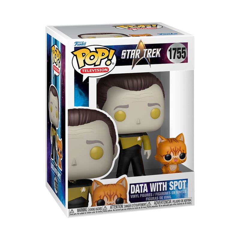 Star Trek POP!&Buddy TV Vinyl Figur STNXTGen- Data w/spot 9 cm - Preorder - ETA: 25.10.2025