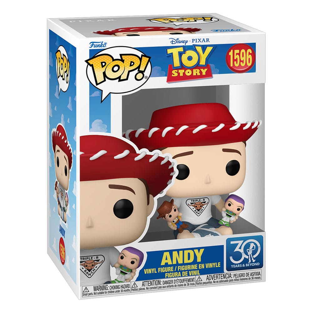 Toy Story POP! Disney Vinyl Figuren Andy (30th Anniversary) 9 cm - Preorder - ETA: 14.07.2026