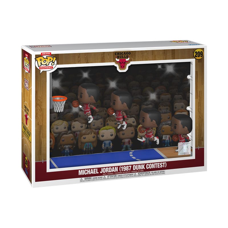 NBA POP Moments Deluxe Vinyl Figuren Bulls-MJ('87 Dunk Contest) 9 cm  - Preorder - ETA: 29.09.2025